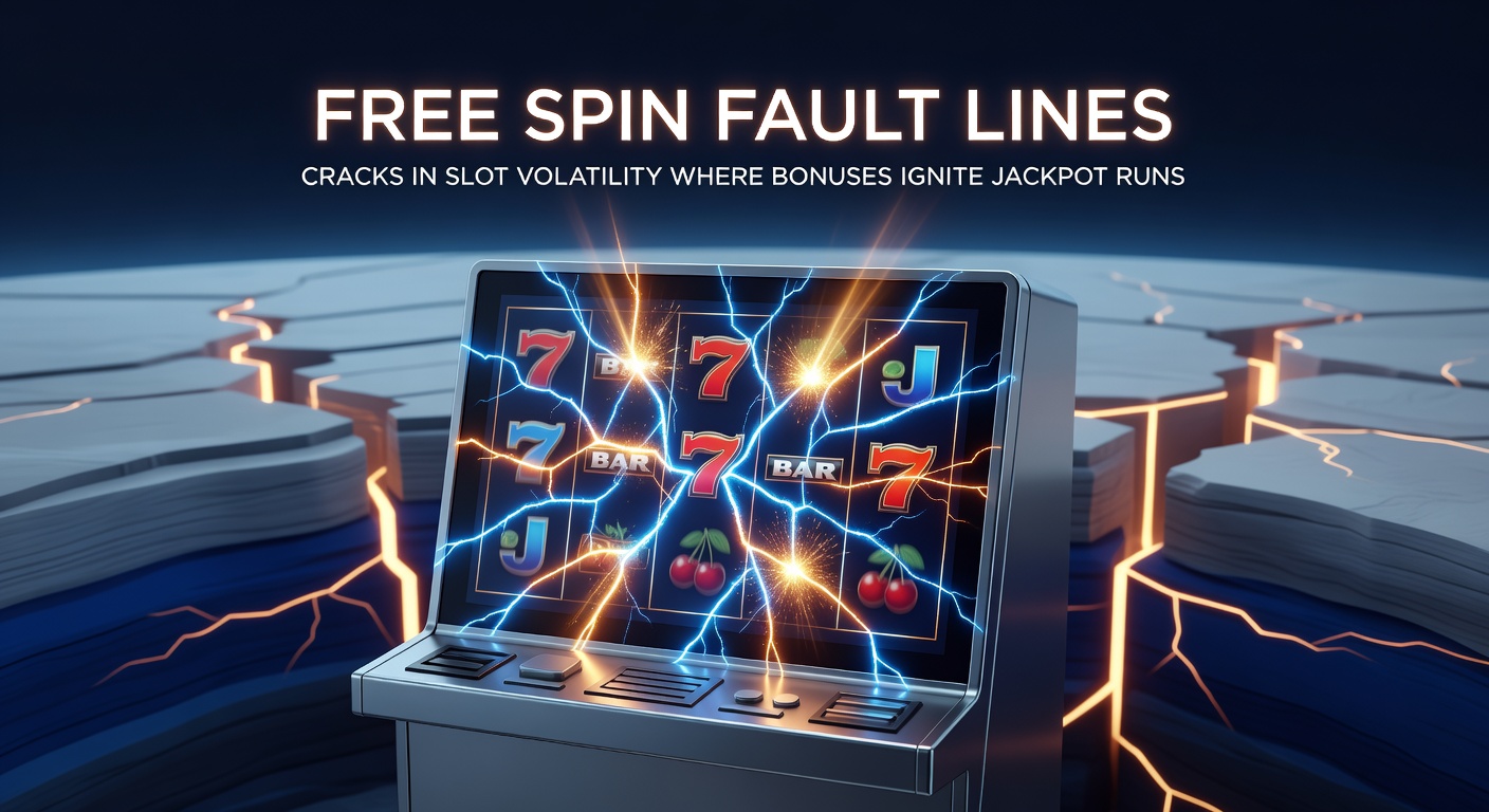 Close-up of slot screen during a free spin bonus with multiplying wilds cracking volatility lines, leading to a jackpot explosion