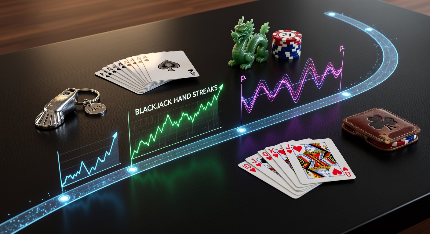 Progressive jackpot meters climbing beside a blackjack table where players keep personal items visible